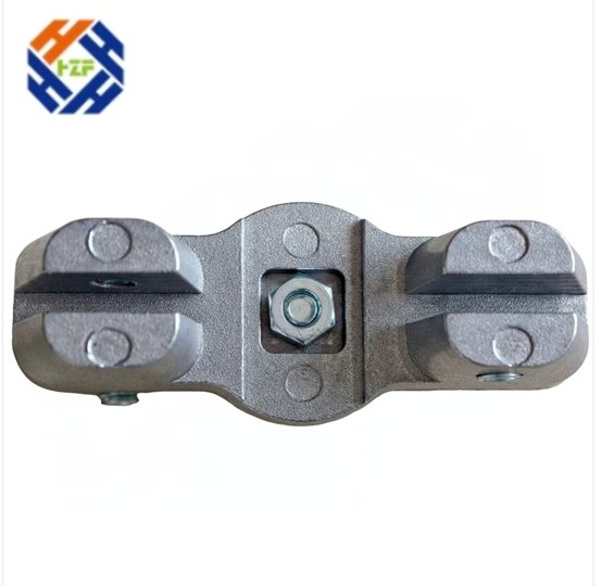 Colieră de țeavă articulată din aluminiu, reglabilă bidirecțională